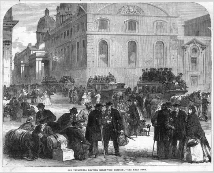Framed Print : Greenwich Pensioners Framed Print : Greenwich Pensioners