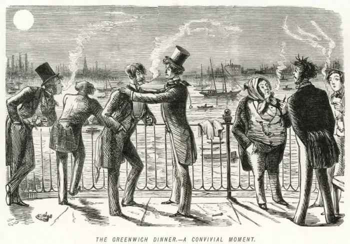 Framed Print : Greenwich Smokers C19 Framed Print : Greenwich Smokers C19