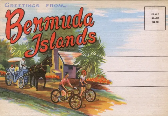 Framed Print : Greetings from Bermuda Islands Framed Print : Greetings from Bermuda Islands