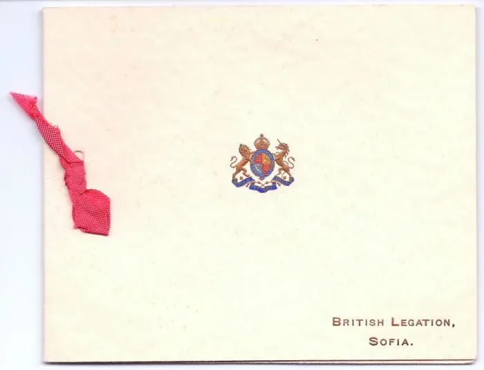 Framed Print : Greetings card, British Legation, Sofia, Bulgaria Framed Print : Greetings card, British Legation, Sofia, Bulgaria