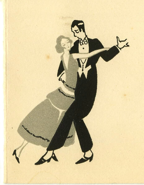 Greetings card - Couple dancing