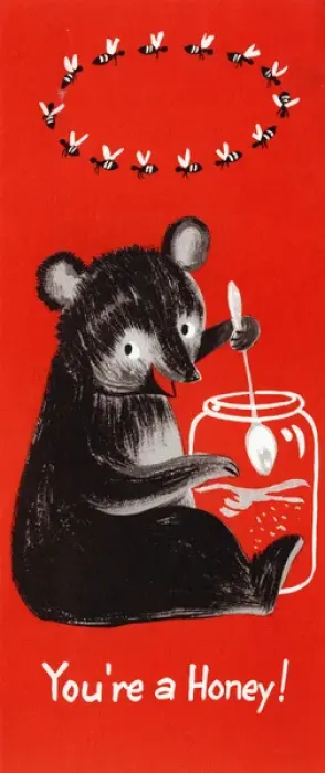 Framed Print : Greetings Card - You re a Honey Framed Print : Greetings Card - You re a Honey