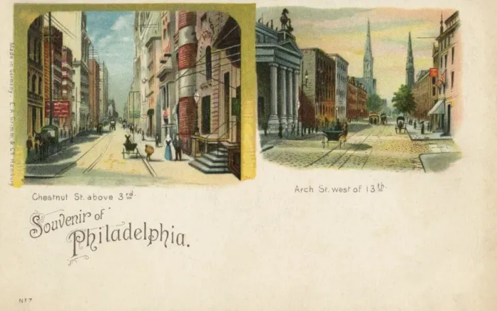 Framed Print : Greetings card, Philadelphia, Pennsylvania, USA Framed Print : Greetings card, Philadelphia, Pennsylvania, USA