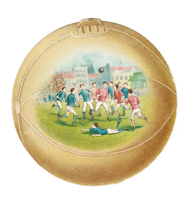 Framed Print : Greetings card in the shape of a ball Framed Print : Greetings card in the shape of a ball