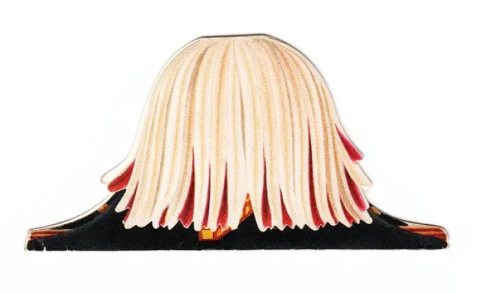 Framed Print : Greetings card in the shape of a cocked hat with plume Framed Print : Greetings card in the shape of a cocked hat with plume