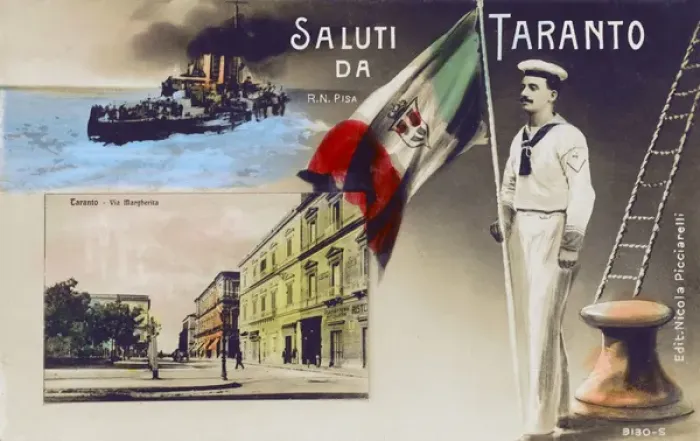 Framed Print : Greetings postcard from Taranto, Italy Framed Print : Greetings postcard from Taranto, Italy