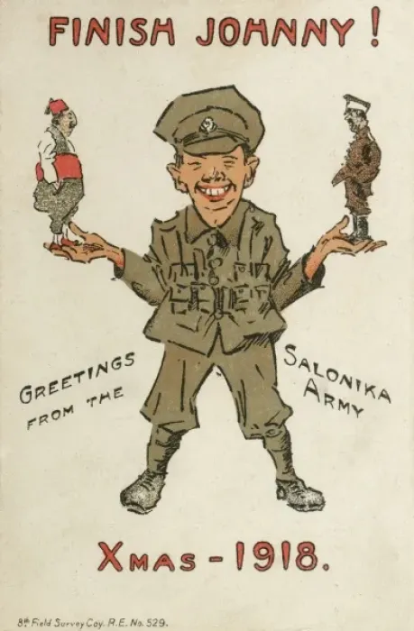 Framed Print : Greetings from the Salonika Army Framed Print : Greetings from the Salonika Army