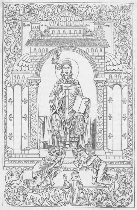Framed Print : Gregorius I / St. Dunstan Framed Print : Gregorius I / St. Dunstan