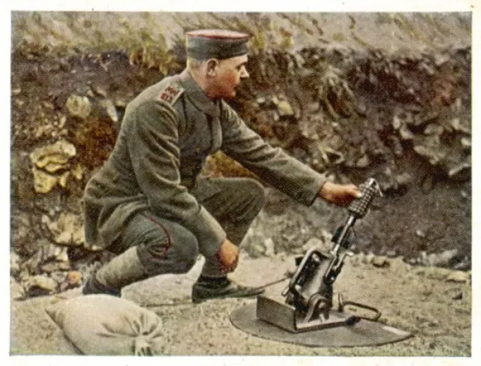 Framed Print : Grenade Thrower 1917 Framed Print : Grenade Thrower 1917