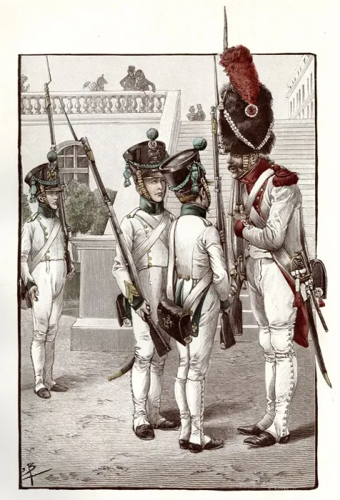 Framed Print : GRENADIER AND CADETS Framed Print : GRENADIER AND CADETS