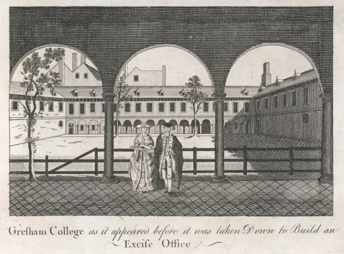 Framed Print : Gresham College 18C Framed Print : Gresham College 18C