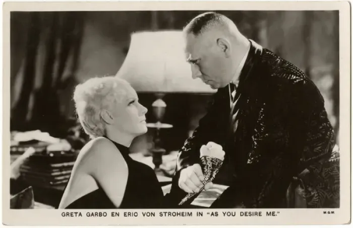 Framed Print : Greta Garbo & Eric von Framed Print : Greta Garbo & Eric von