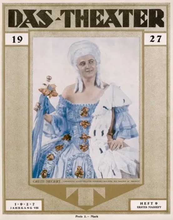Framed Print : Grete Siegert, in Mignon Framed Print : Grete Siegert, in Mignon