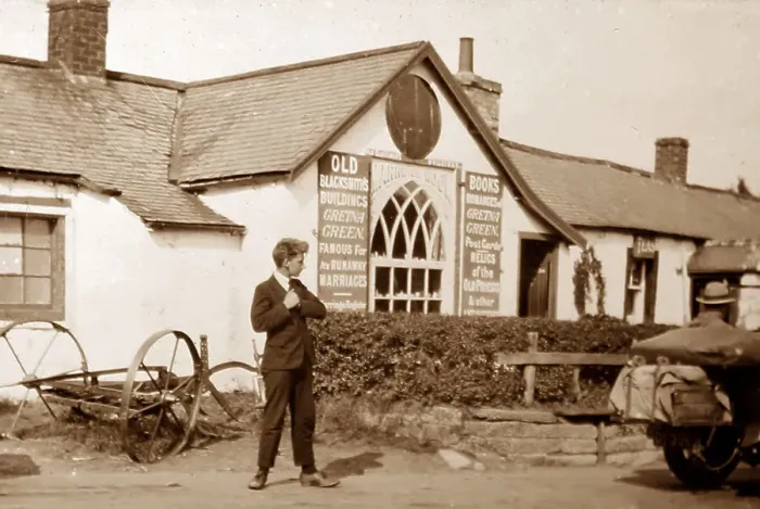 Framed Print : Gretna Green in the 1920s Framed Print : Gretna Green in the 1920s