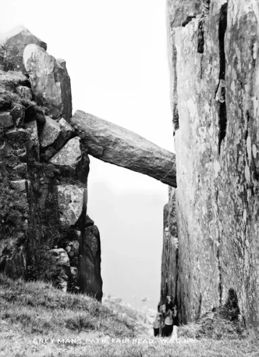 Framed Print : Grey Mans Path, Fair Head Framed Print : Grey Mans Path, Fair Head