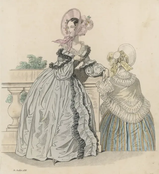 Framed Print : Grey or Striped Gown Framed Print : Grey or Striped Gown