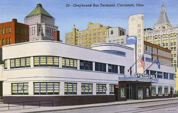 Greyhound Bus Terminal, Cincinnati, Ohio, USA