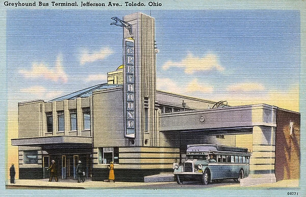 Greyhound Bus Terminal, Toledo, Ohio, USA