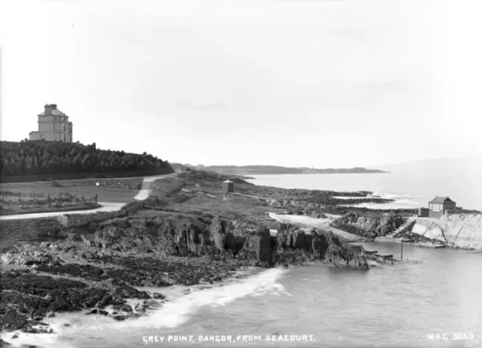 Framed Print : Greypoint, Bangor, from Seacourt Framed Print : Greypoint, Bangor, from Seacourt