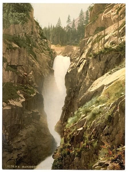 Grimselstrasse, Handegg Falls, II, Bernese Oberland, Switzer
