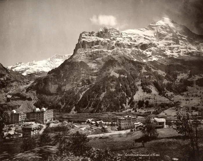 Framed Print : Grindelwald Glacier and the Eiger - Swiss Alps Framed Print : Grindelwald Glacier and the Eiger - Swiss Alps