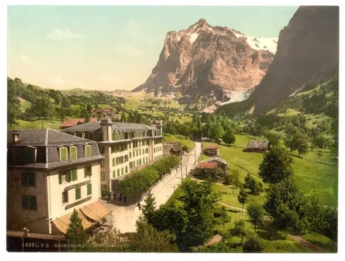 Framed Print : Grindelwald, Hotel Eiger, Bernese Oberland, Switzerland Framed Print : Grindelwald, Hotel Eiger, Bernese Oberland, Switzerland