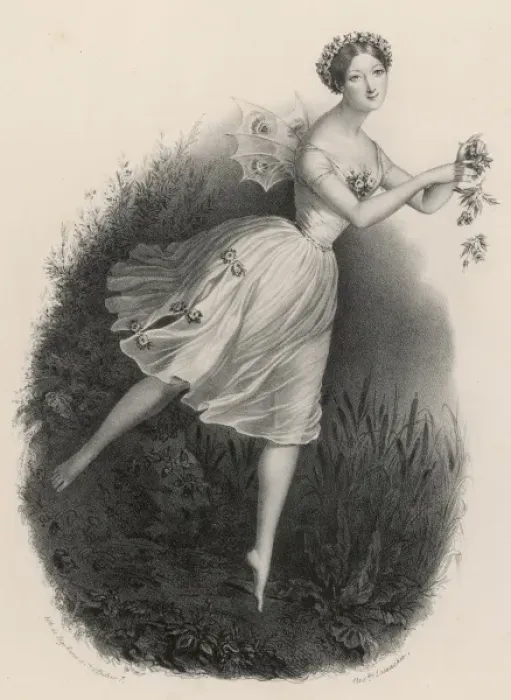 Framed Print : Grisi as Giselle Framed Print : Grisi as Giselle