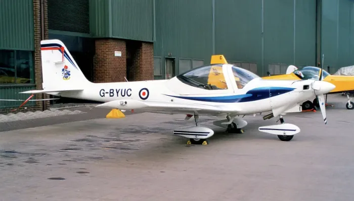 Framed Print : Grob G-115E Tutor G-BYUC Framed Print : Grob G-115E Tutor G-BYUC