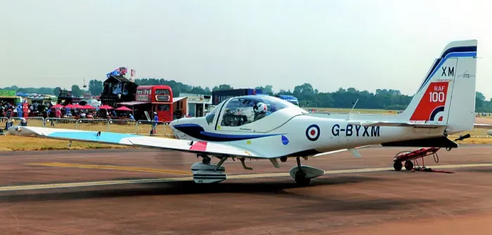 Framed Print : Grob G. 115E Tutor G-BYXM (msn 82173), of Babcock-HCS, operating the RAF's flight experience and University Air Squadron tasks. Seen at the Royal International Air Tattoo - RAF Fairford 13 July 2018. Date: 2018 Framed Print : Grob G. 115E Tutor G-BYXM (msn 82173), of Babcock-HCS, operating the RAF's flight experience and University Air Squadron tasks. Seen at the Royal International Air Tattoo - RAF Fairford 13 July 2018. Date: 2018