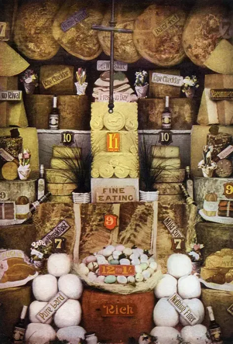 Framed Print : Grocers Window Display Framed Print : Grocers Window Display