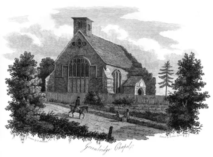 Framed Print : Groombridge Chapel, Tunbridge Wells, Kent Framed Print : Groombridge Chapel, Tunbridge Wells, Kent