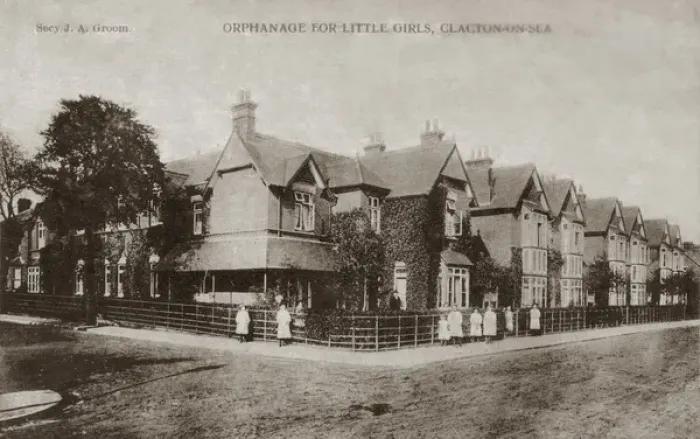 Framed Print : Grooms Orphanage, Clacton - Row of Houses Framed Print : Grooms Orphanage, Clacton - Row of Houses