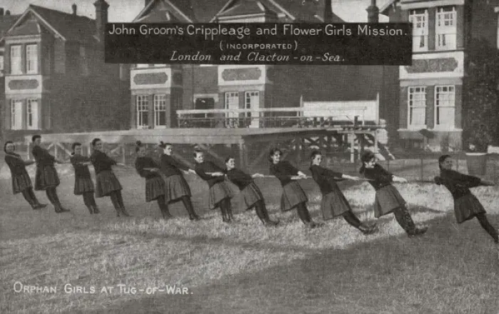 Framed Print : Grooms Orphanage, Clacton - Tug-of-War Framed Print : Grooms Orphanage, Clacton - Tug-of-War
