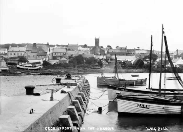 Framed Print : Groomsport from the Harbour Framed Print : Groomsport from the Harbour