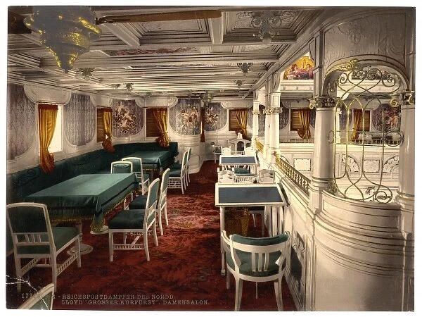 Grosser Kurfurst, Ladies cabin, North German Lloyd, Royal M
