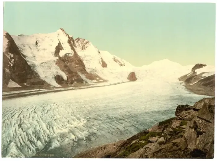 Framed Print : Grossglockner and Johannisberg seen from the Franz-Josephs-H Framed Print : Grossglockner and Johannisberg seen from the Franz-Josephs-H