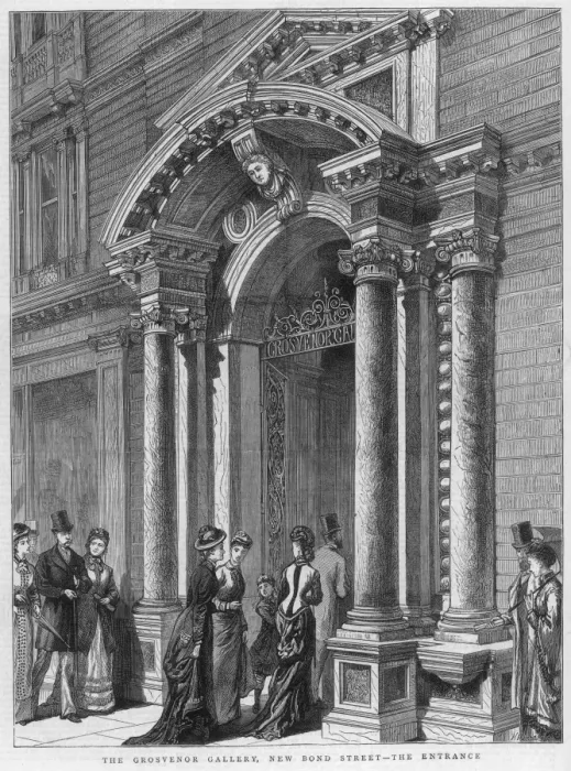 Framed Print : The Grosvenor Gallery, London, 1877 Framed Print : The Grosvenor Gallery, London, 1877