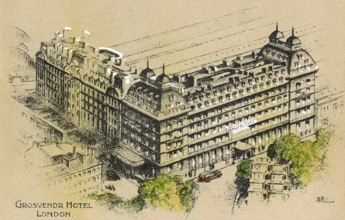 Framed Print : Grosvenor Hotel, Pimlico, London Framed Print : Grosvenor Hotel, Pimlico, London