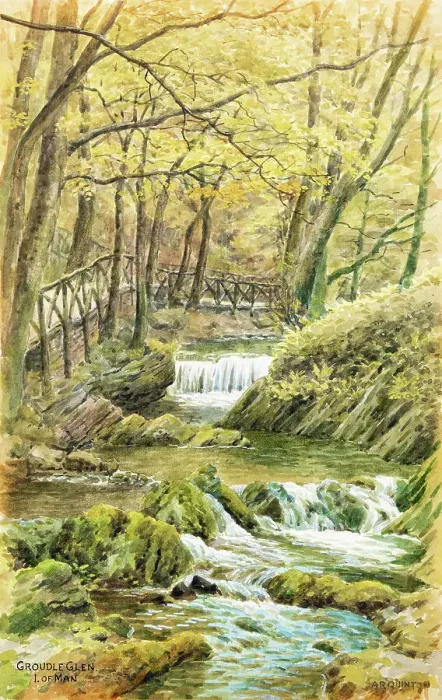 Framed Print : Groudle Glen, Isle of Man Framed Print : Groudle Glen, Isle of Man