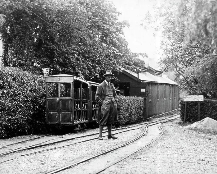 Framed Print : Groudle Glen Railway, Isle of Man, Victorian period Framed Print : Groudle Glen Railway, Isle of Man, Victorian period