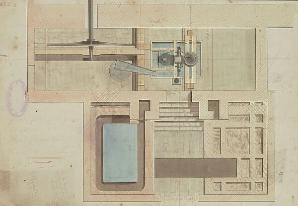 Ground plan of the engine, boilers