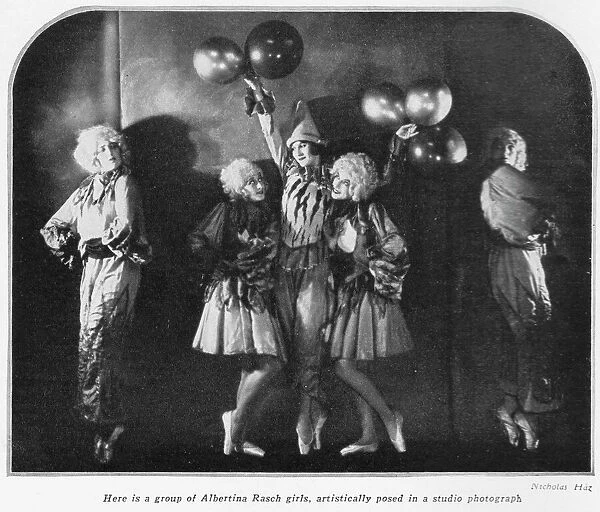 A group of Albertina Rasch girls, 1928