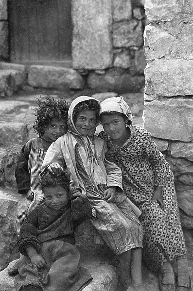 Group of Arab children, Jerusalem
