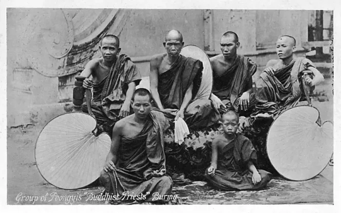 Framed Print : Group of Buddhist Monks, Myanmar Framed Print : Group of Buddhist Monks, Myanmar