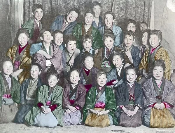 Group of children, Japan, circa 1880s