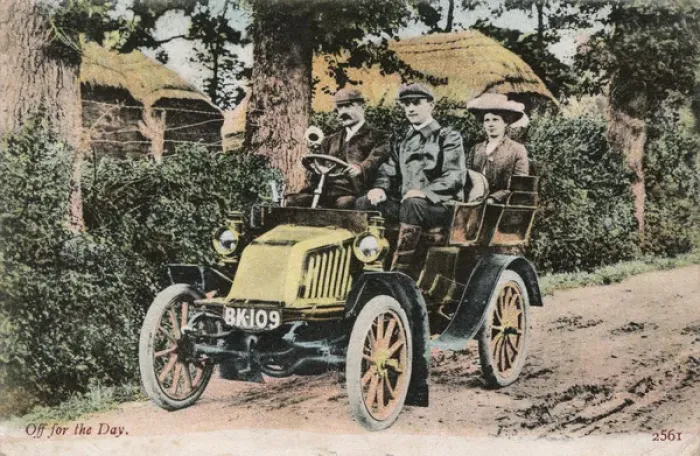 Framed Print : Group of Europeans off for a drive in East Africa Framed Print : Group of Europeans off for a drive in East Africa
