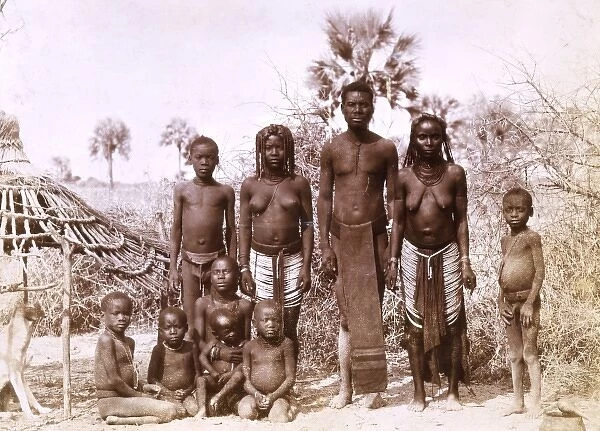 Group of Herero people, German South West Africa