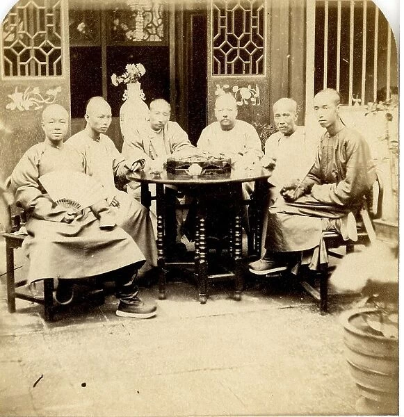 Group of Mandarins and Officers in the Yamun