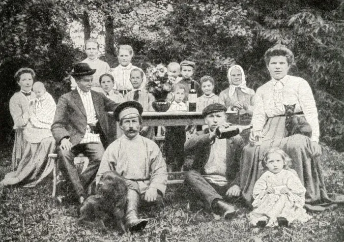 Framed Print : Group of men and women at birthday celebration, Estonia Framed Print : Group of men and women at birthday celebration, Estonia