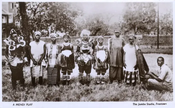 Framed Print : Group of native actors, Sierra Leone, West Africa Framed Print : Group of native actors, Sierra Leone, West Africa